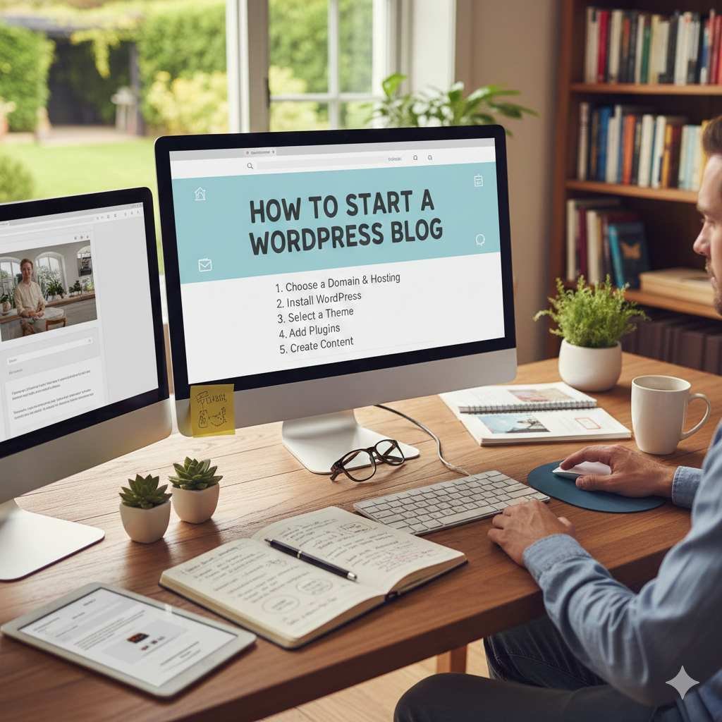 You are currently viewing How to Start a WordPress Blog in 2025: Complete Beginner’s Guide