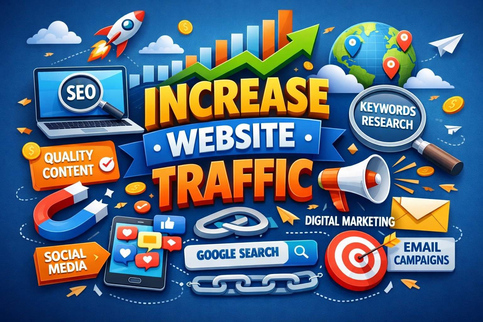You are currently viewing How to Increase Website Traffic Without Paid Ads
